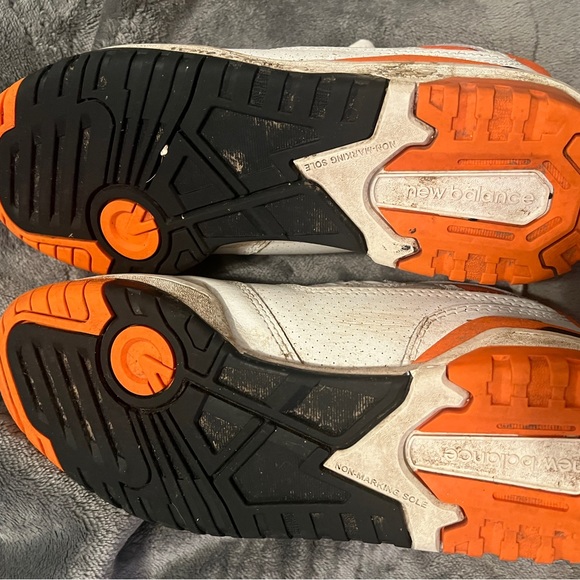 Orange new balance 550s (Syracuse orange) - Picture 4 of 5